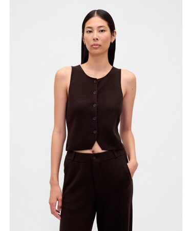 Cashsoft カシミヤタッチ ライトウェイト テーラードベスト