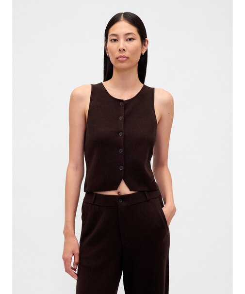 Cashsoft カシミヤタッチ ライトウェイト テーラードベスト