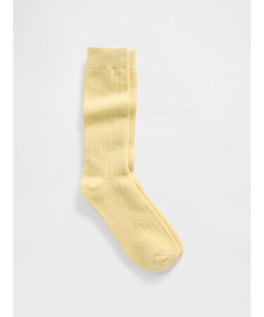 CashSoft カシミヤタッチ クルーソックス