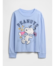 Gapkids | ピーナッツ オーバーサイズ Gapロゴ Tシャツ