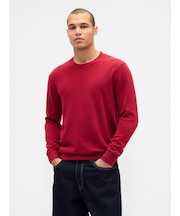 CashSoft カシミヤタッチ クルーネックセーター