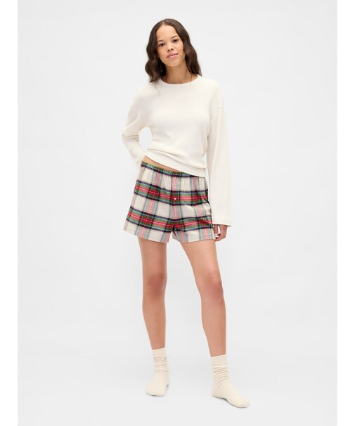 GAPロゴ フランネル ボクサーショートパンツ