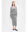 Cashsoftカシミヤタッチ ストレッチミディスカート