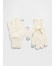 CashSoft カシミヤタッチ リボン グローブ (キッズ)