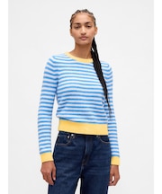 CashSoft カシミヤタッチ クルーネックセーター