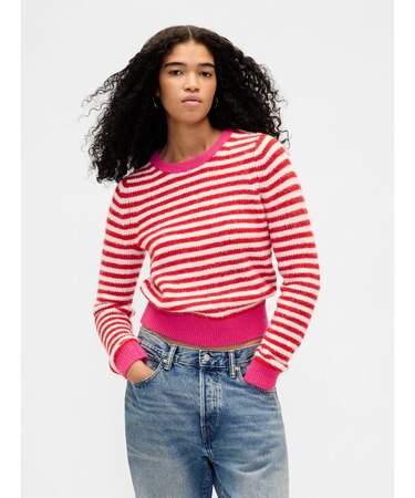 CashSoft カシミヤタッチ クルーネックセーター