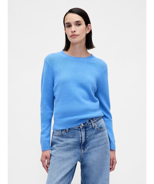 CashSoft カシミヤタッチ クルーネックセーター