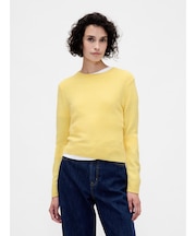 CashSoft カシミヤタッチ クルーネックセーター