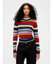 CashSoft カシミヤタッチ クルーネックセーター