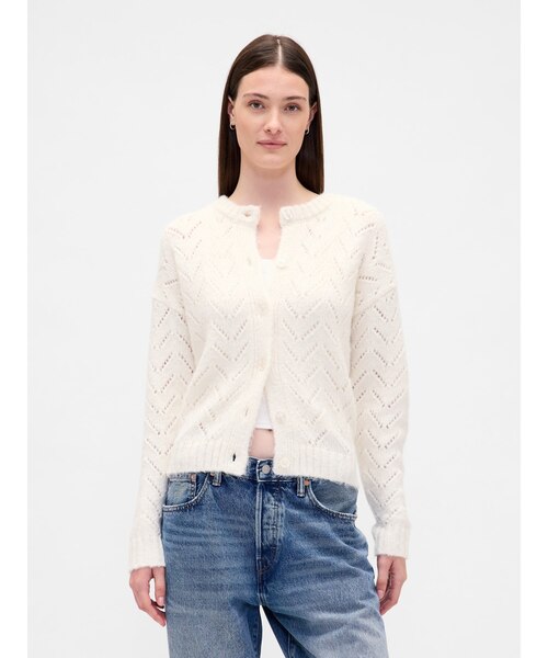 プードル モップ ふわふわ シープボア カーディガン コート ふわもこ