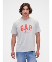 Gap × ディズニー エブリディ ソフト リラックス GAPロゴ Tシャツ