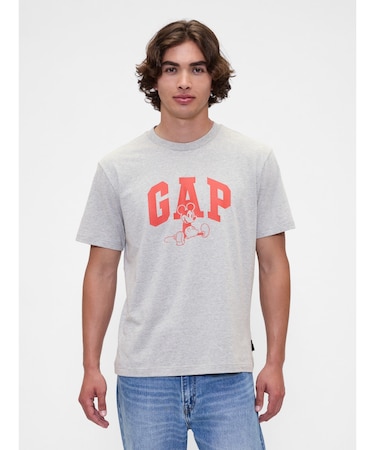 Gap × ディズニー エブリディ ソフト リラックス GAPロゴ Tシャツ