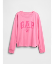 GapKids × ディズニー ミニーマウス リラックスフィット GAPロゴTシャツ