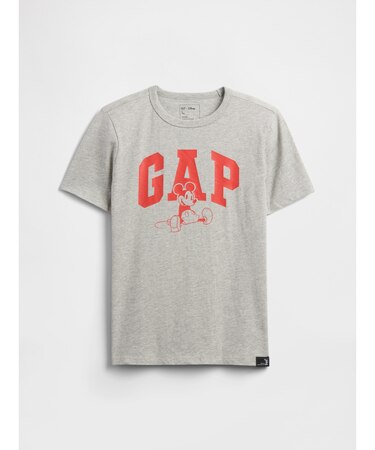 GapKids × ミッキーマウス GAPロゴTシャツ (キッズ)
