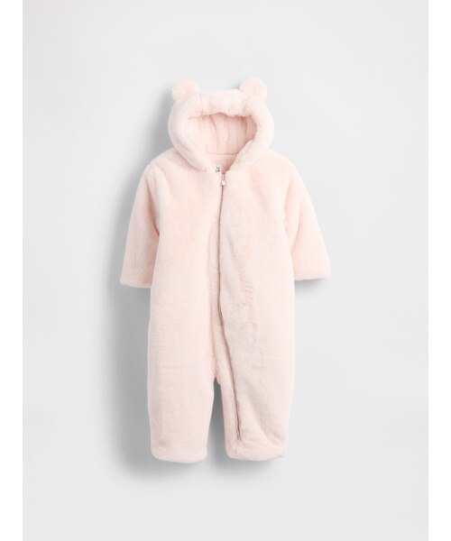 【新品】GAP フェイクファーくまさんフード付きカバーオール フェイクファー くまさん フード付きカバーオール (ベビー)｜ギャップ