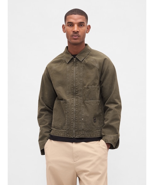 キャンバス デニム チョアジャケット｜ギャップの通販｜&mall（アンド