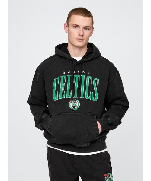 【美品♪NIKE】NBAボストン セルティックス パーカー フーディー ロゴ NBA ボストン セルティックス ロゴ ヘビーウェイトパーカー｜ギャップ