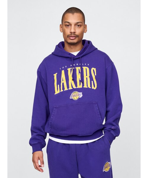 NBA ロサンゼルス レイカーズ ロゴ ヘビーウェイトパーカー NBA ロサンゼルス レイカーズ ロゴ ヘビーウェイトパーカー｜ギャップ