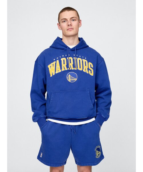 NBA ゴールデンステイト ウォリアーズ ロゴ ヘビーウェイトパーカー