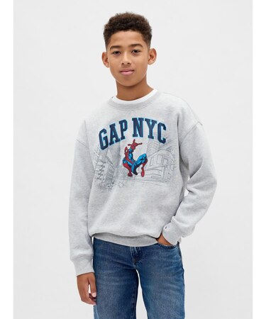 ヴィンテージソフト マーベル グラフィック GAPロゴ スウェットシャツ (キッズ)