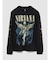 ◆ニルヴァーナ リラックスフィット グラフィックTシャツ長袖 NIRVANA