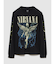 ◆ニルヴァーナ リラックスフィット グラフィックTシャツ長袖 NIRVANA