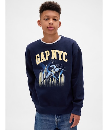 ヴィンテージソフト バットマン グラフィック GAPロゴ スウェットシャツ (キッズ)