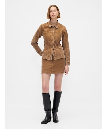 コーデュロイ ミニスカート