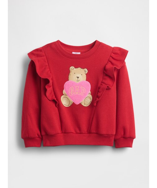 babyGap ラッフルフリル ブラナンベア スウェットシャツ