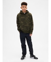 裏地付き ポプリンリラックスフィット ジョガーパンツ (キッズ)