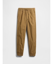 裏地付き ポプリンリラックスフィット ジョガーパンツ (キッズ)