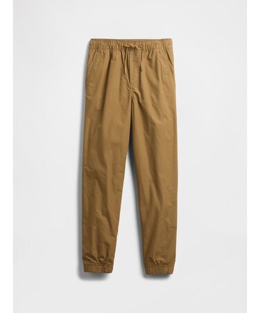 裏地付き ポプリンリラックスフィット ジョガーパンツ (キッズ)