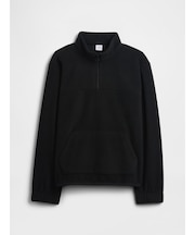 リラックスフィット 1/4ジップアップ フリーススウェットシャツ (キッズ)