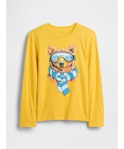 グラフィック長袖Tシャツ (キッズ)