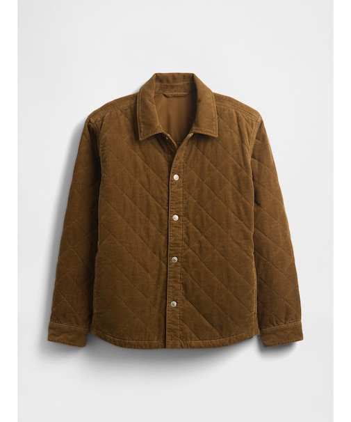 キルティング コーデュロイ リラックスフィット シャケット