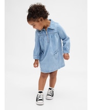 ハートポケット デニムワンピース (幼児・ベビー)