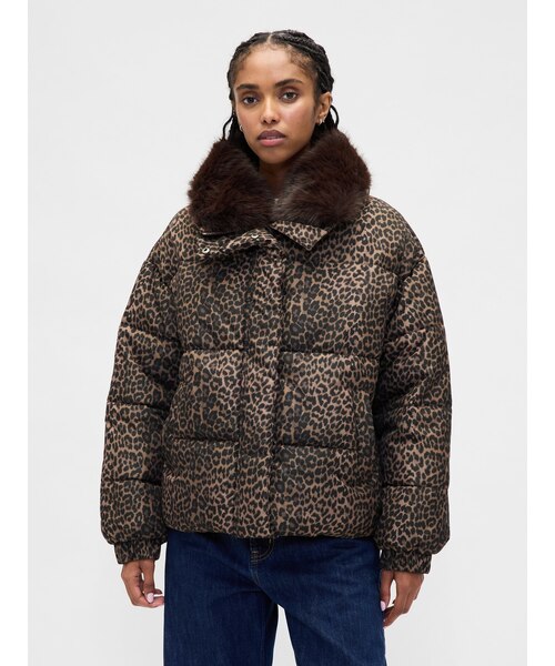 ファー トリミング パファージャケット｜ギャップの通販｜&mall