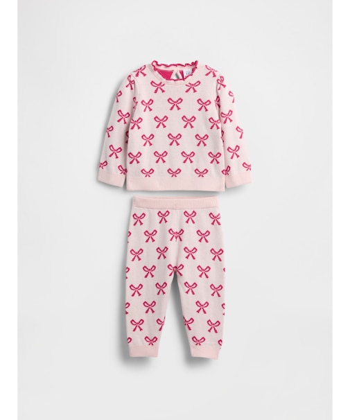 リボン ニットコーデセット (ベビー)