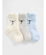 ベア あったかソックス 3足セット (ベビー)