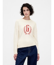 GAPロゴ インターシャセーター