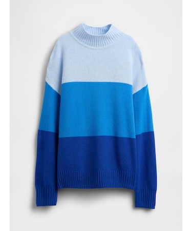 CashSoft カシミヤタッチ ストライプ チュニックセーター (キッズ)