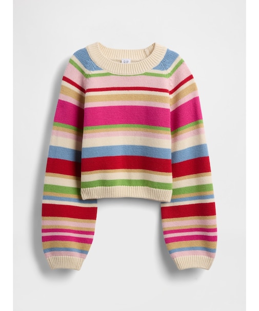 リラックスフィット クルーネックセーター (キッズ)