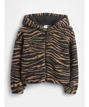 ボア リラックスフィット ジップアップパーカー (キッズ)