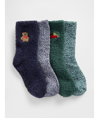 あったかソックス 4足セット (幼児・ベビー)
