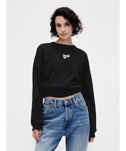 オーバーサイズ ウェッジ GAPロゴ スウェットシャツ