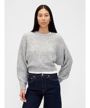 ふわもこ オーバーサイズ クルーネックセーター