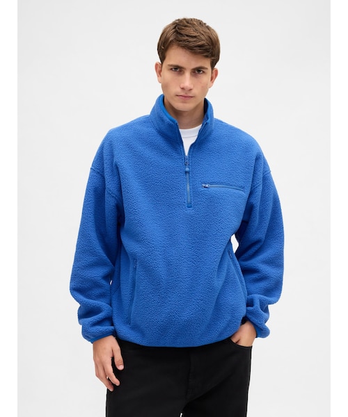 ブリーフィング3DハーフジップサイズXL コヨーテ Half zip set up