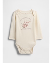 はじめてのお気に入り オーガニックコットン グラフィック ボディスーツ (ベビー)