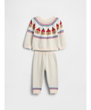 くまさん フェアアイル ニットコーデセット (ベビー)