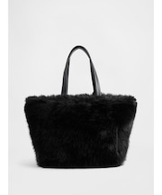 フェイクファー トートバッグ